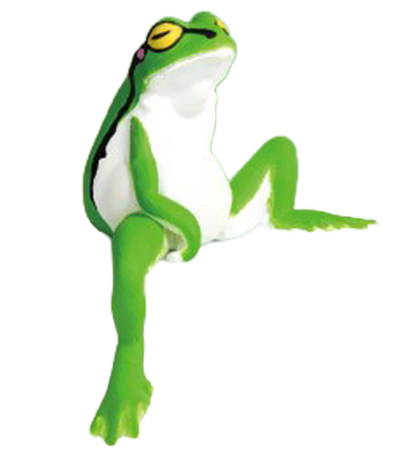 Fuchiyasumi Tree Frog Lounging Mini Figure Gashapon Complete Set Gacha - GPN-YEL-0036SET