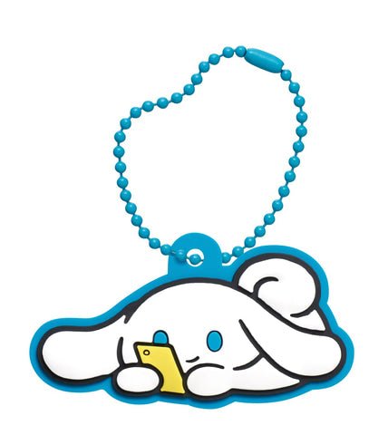 I.CINNAMOROLL Soft & Fluffy Rubber Mascot Keychain Gashapon Complete Set Gacha - GPN-TTA-0030SET