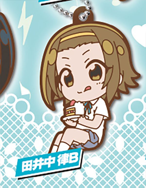 K - ON! Defo Raba! Rubber Keychain Gashapon Complete Set Gacha - GPN-TTA-0101SET