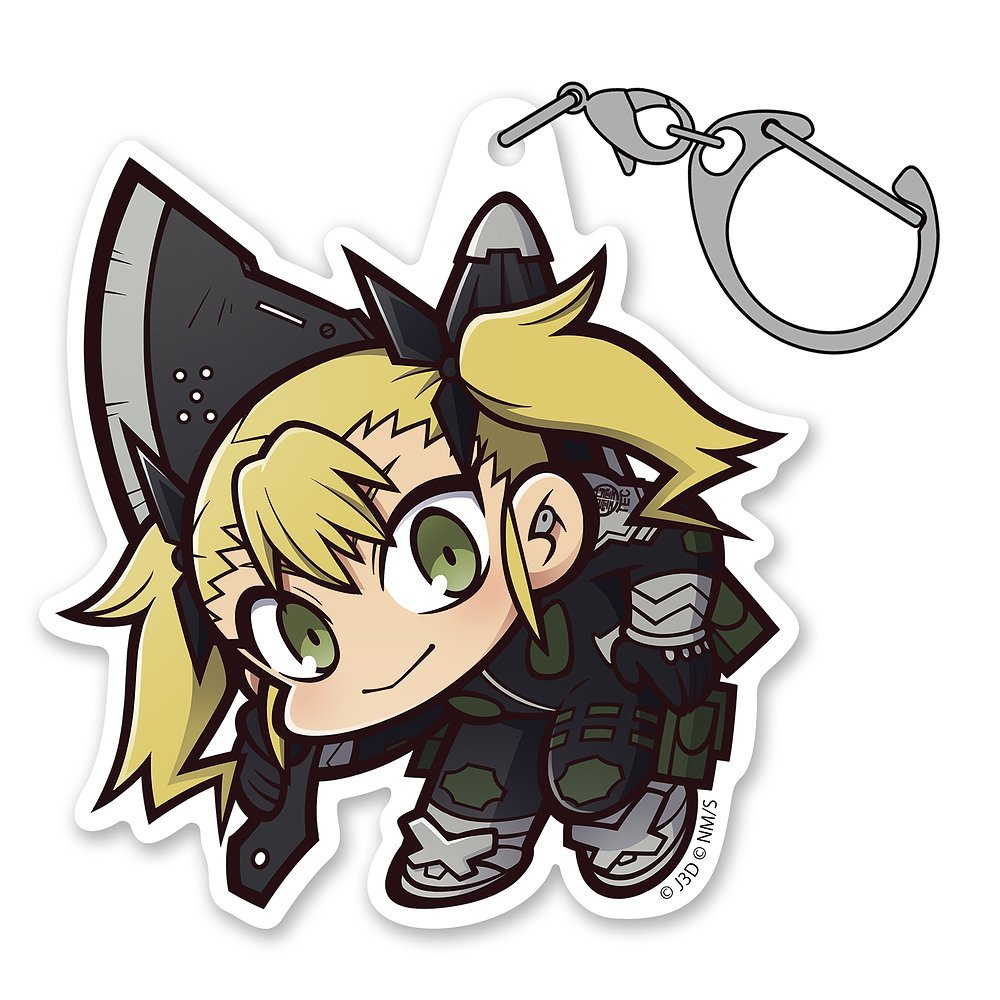 Kaiju No. 8 - Shinomiya Kikoru - Tsumamare Pinched Acrylic Strap Keychain - KEY-COS-0052