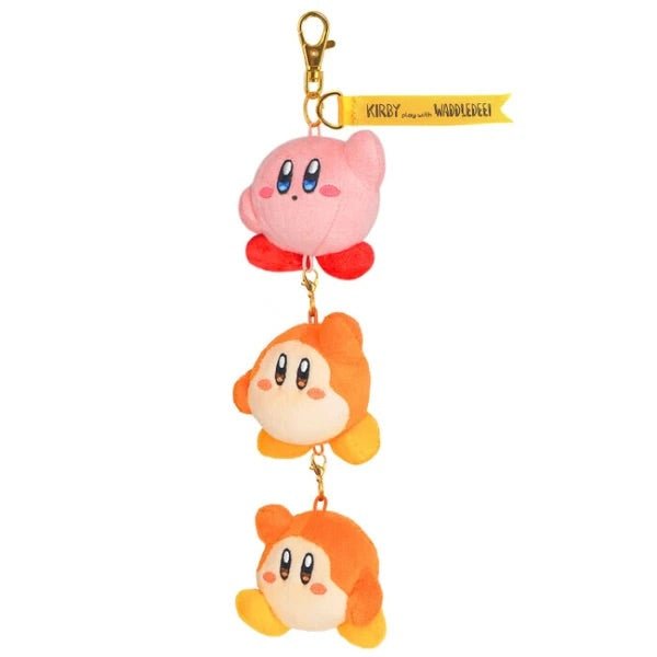 Kirby Play with Waddle Dee Mascot Preparation Exercises Keychain Plush - PLU-SAN-0031