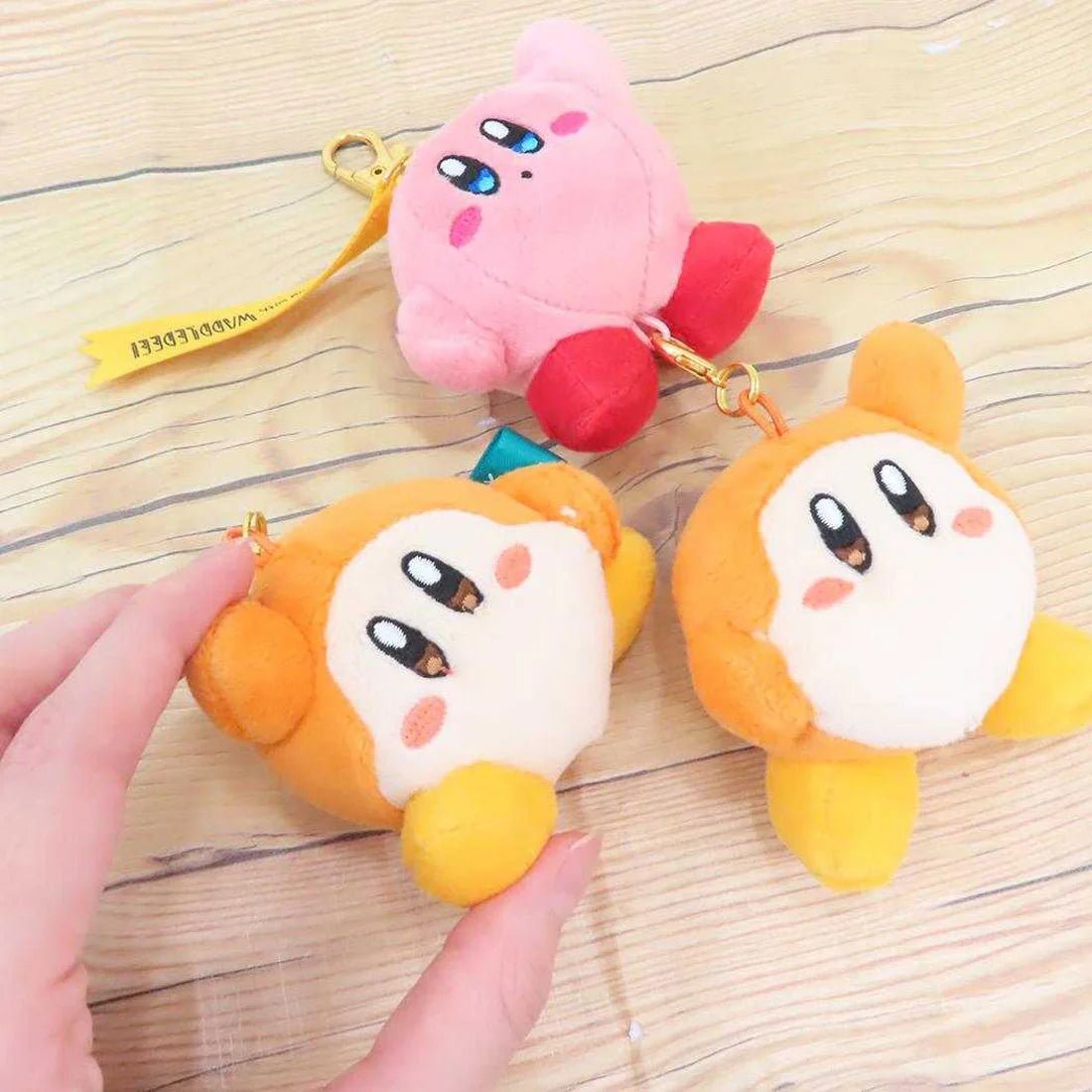 Kirby Play with Waddle Dee Mascot Preparation Exercises Keychain Plush - PLU-SAN-0031