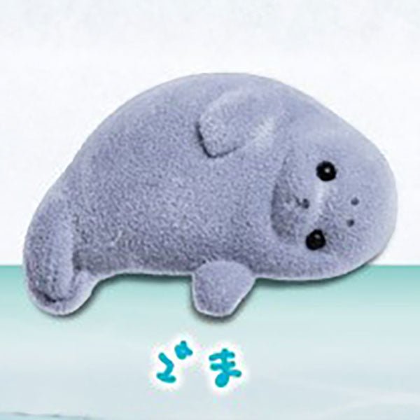 Let's Stack Fuwafuwa Fluffy Seal Mini Figure Gashapon Complete Set Gacha - GPN-YEL-0031SET