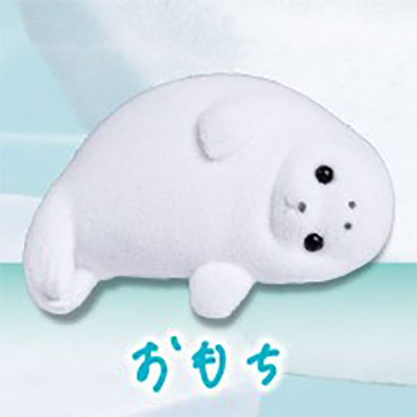 Let's Stack Fuwafuwa Fluffy Seal Mini Figure Gashapon Complete Set Gacha - GPN-YEL-0031SET