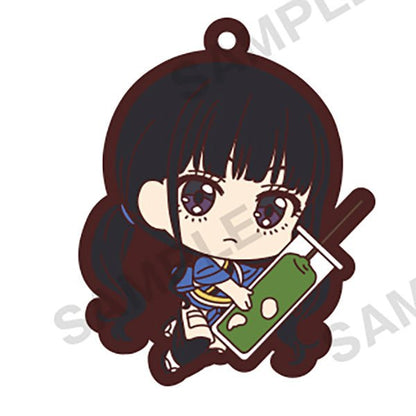 Lycoris Recoil Mugyumini Capsule Rubber Strap Keychain Gacha Gashapon Complete Set - GPN-BSH-0004SET