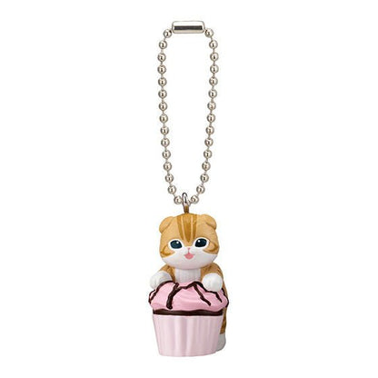 Mofusand Cupcake Nyan Cat Mascot Figure Keychain Gashapon Complete Set Gacha - GPN-BAN-0038SET