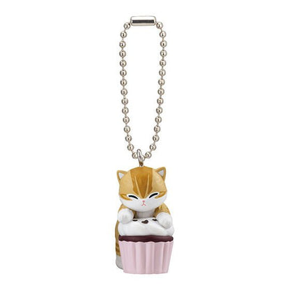 Mofusand Cupcake Nyan Cat Mascot Figure Keychain Gashapon Complete Set Gacha - GPN-BAN-0038SET