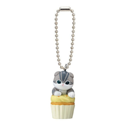 Mofusand Cupcake Nyan Cat Mascot Figure Keychain Gashapon Complete Set Gacha - GPN-BAN-0038SET