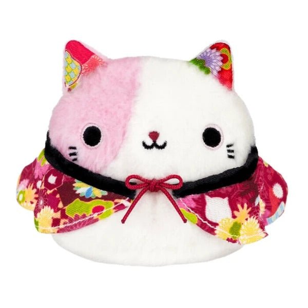 Neko Dango Plush Cat - Red Haori (Kyoto Exclusive) - PLU-SAN-0018