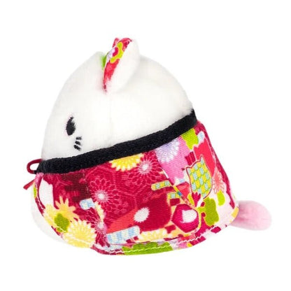 Neko Dango Plush Cat - Red Haori (Kyoto Exclusive) - PLU-SAN-0018