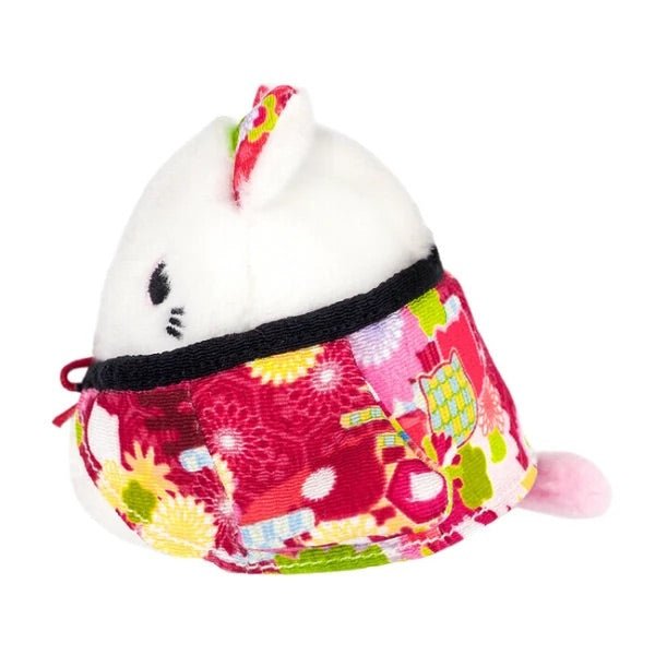 Neko Dango Plush Cat - Red Haori (Kyoto Exclusive) - PLU-SAN-0018