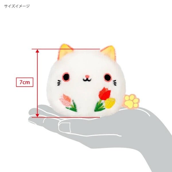 Neko Dango Plush Cat - Tulip Flower - PLU-SAN-0021