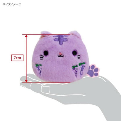 Neko Dango Plush Cat - Wisteria Flower - PLU-SAN-0026