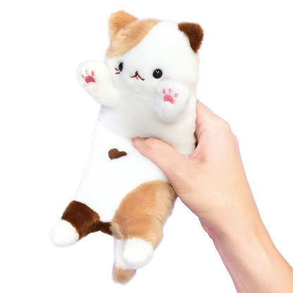 Nigitte! Nyanko Pukyu - Squeeze Kitty Long Cat Kawaii Plush Toy Mike Calico Ver - PLU-YEL-0002D-