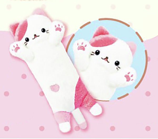Nigitte! Nyanko Pukyu - Squeeze Kitty Long Cat Kawaii Plush Toy - PLU-YEL-0002C