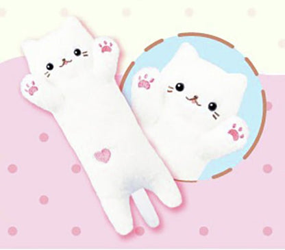 Nigitte! Nyanko Pukyu - Squeeze Kitty Long Cat Kawaii Plush Toy - PLU-YEL-0002F