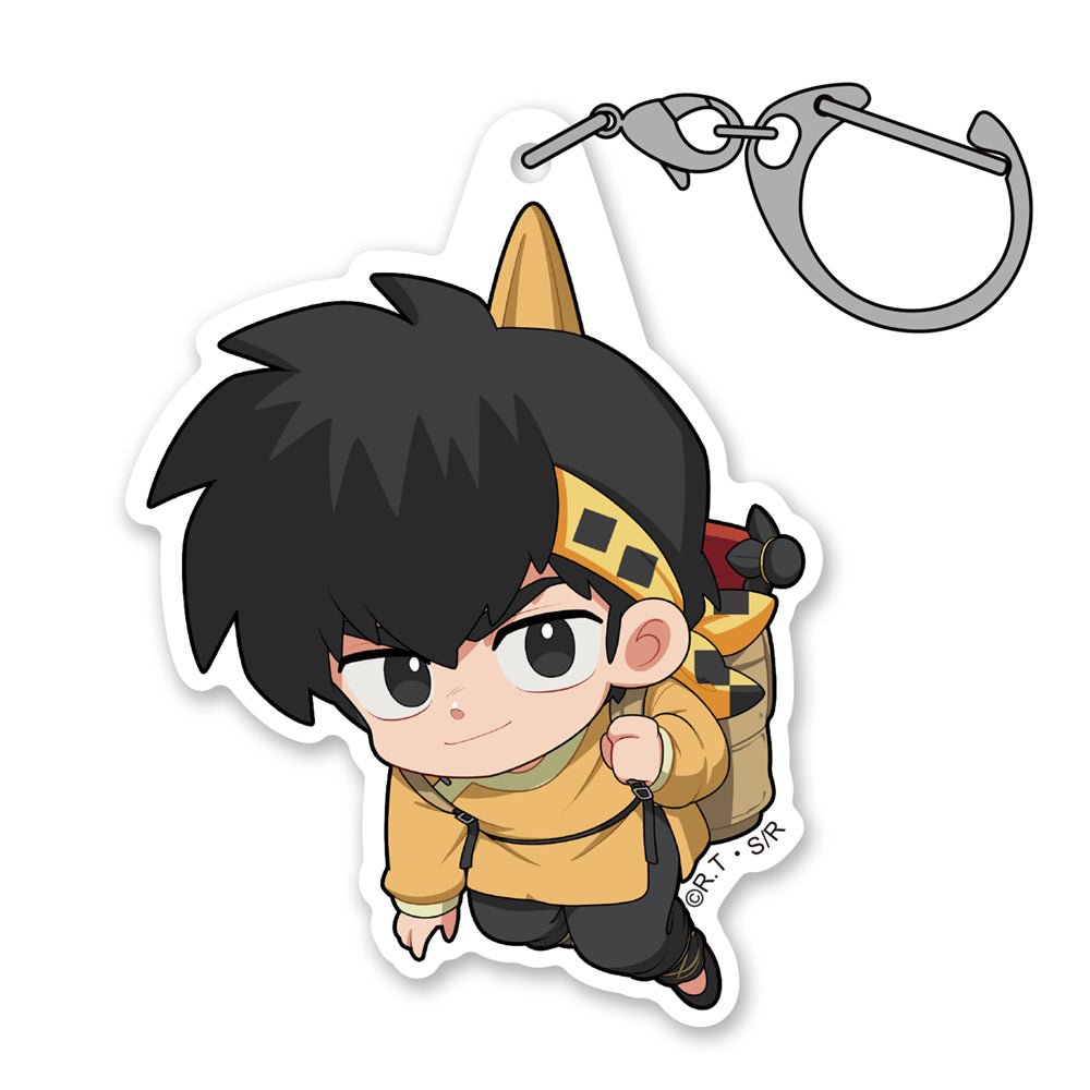 Ranma 1/2 - Ryoga - Tsumamare Pinched Acrylic Strap Keychain - KEY-COS-0059