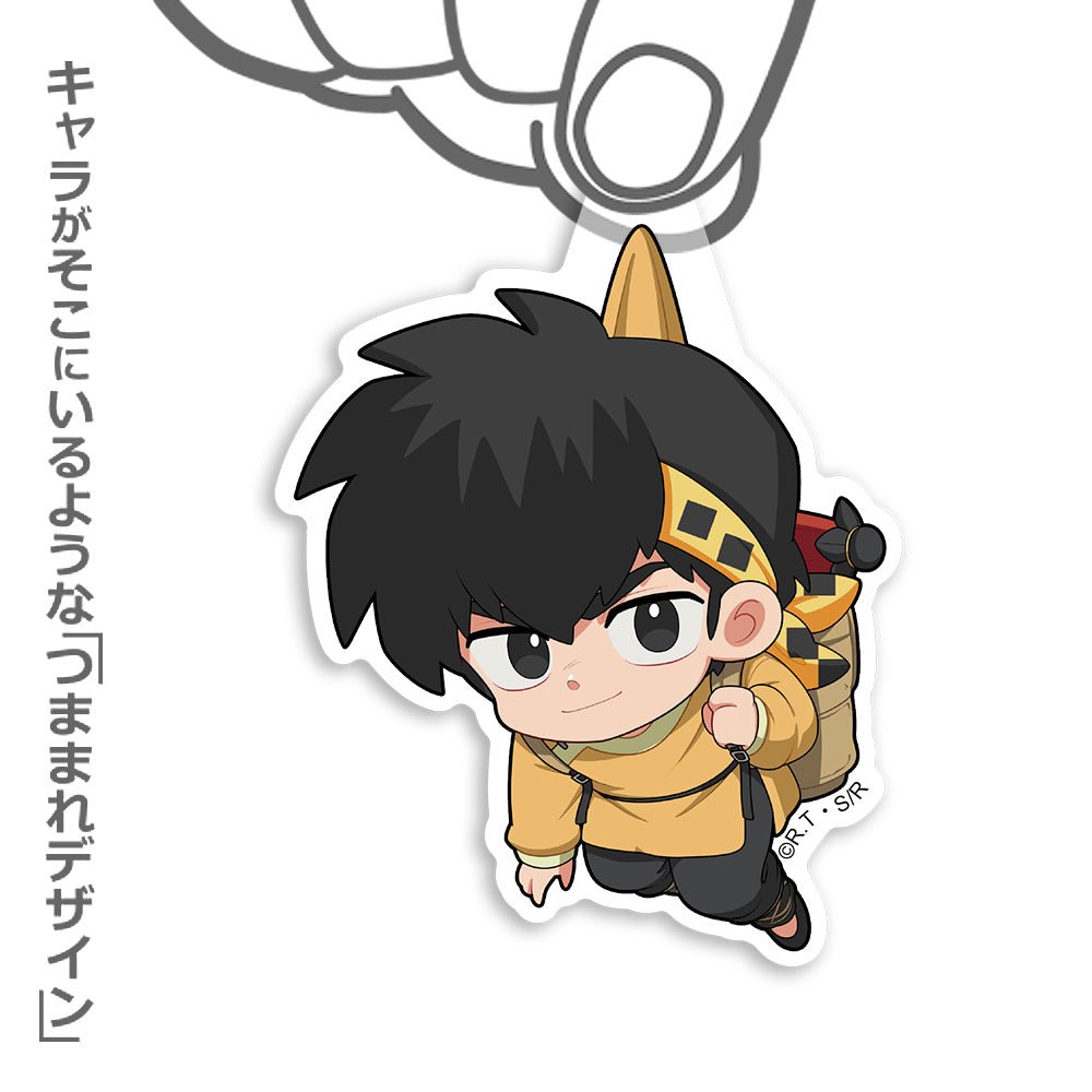 Ranma 1/2 - Ryoga - Tsumamare Pinched Acrylic Strap Keychain - KEY-COS-0059