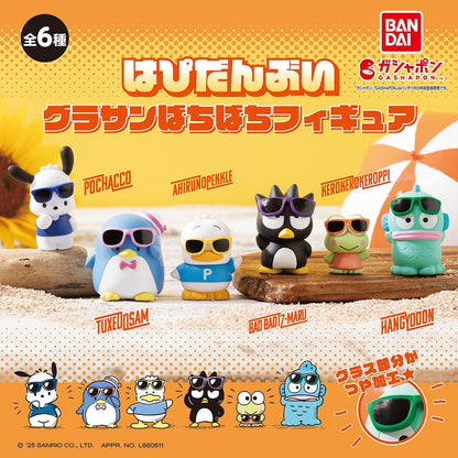 Sanrio Hapidanbui Sunglasses Bachi Bachi Figure Gashapon Complete Set Gacha - GPN-BAN-0028SET