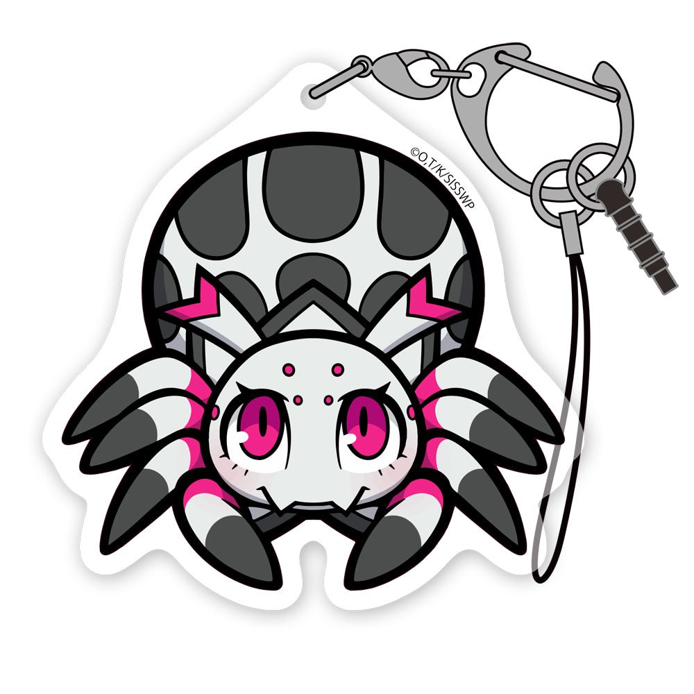 So I'm a Spider, So What? - Kumoko - Tsumamare Pinched Acrylic Strap Keychain - KEY-COS-0019