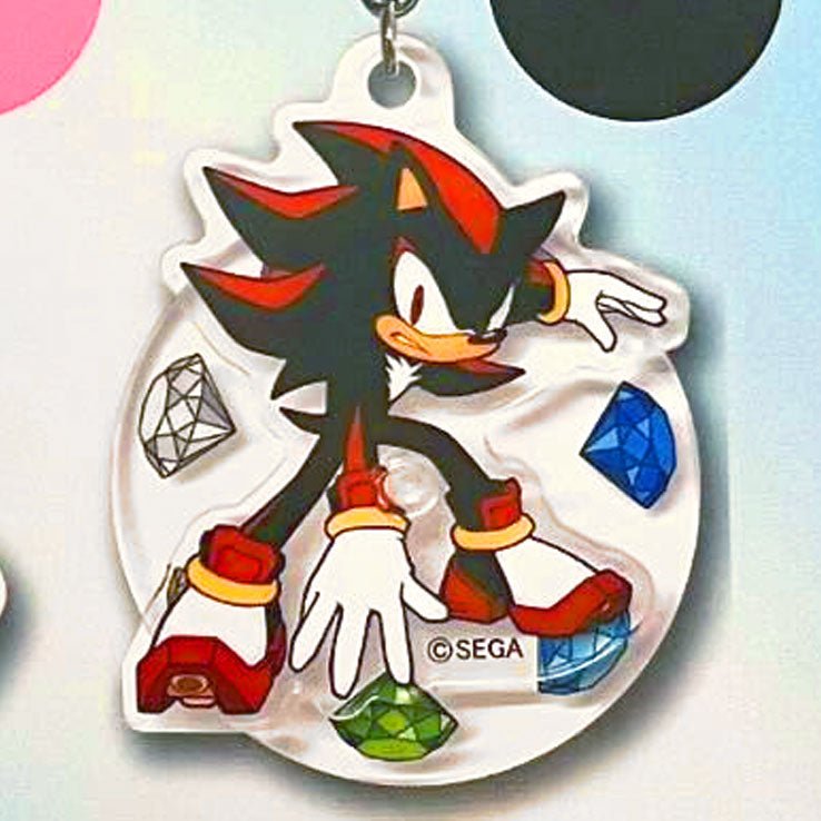 Sonic the Hedgehog Spinning Acrylic Keychain Gashapon Complete Set Gacha - GPN-KCM-0001SET