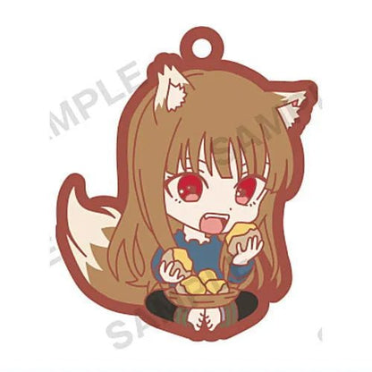 Spice and Wolf Holo Capsule Rubber Strap Vol. 2 Keychain Gacha Gashapon Complete Set - GPN-BSH-0001SET