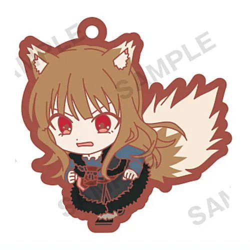 Spice and Wolf Holo Capsule Rubber Strap Vol. 2 Keychain Gacha Gashapon Complete Set - GPN-BSH-0001SET