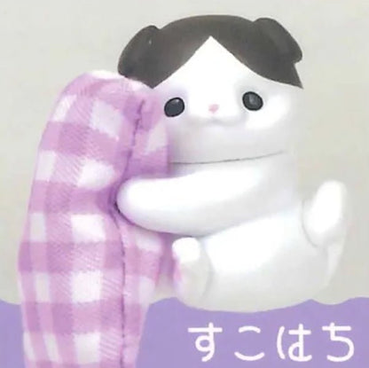 Uchinoko no Ichinichi ~ Had a Scary Dream Mini Cat Pillow Figure Gashapon Complete Set Gacha - GPN-YEL-0032SET