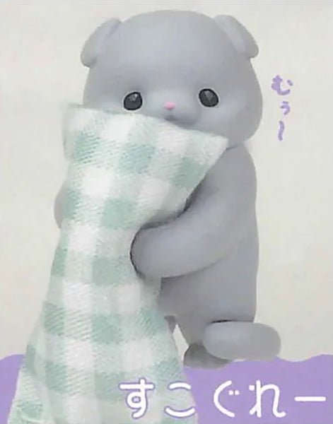 Uchinoko no Ichinichi ~ Had a Scary Dream Mini Cat Pillow Figure Gashapon Complete Set Gacha - GPN-YEL-0032SET