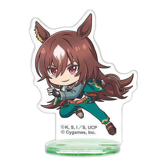 Umamusume Pretty Derby Cinderella Gray Full Speed Acrylic Stand Figure Gashapon Capsule Toy Complete Set - GPN-BAN-0080SET