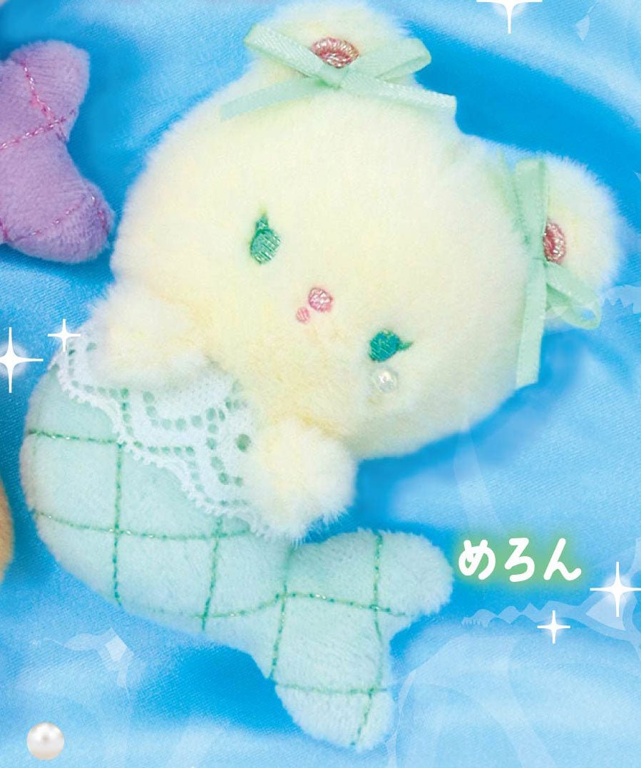 Urufuwa Soft & Fluffy Mermaid Animal Plush Gashapon Complete Set Gacha - GPN-UNP-0012SET
