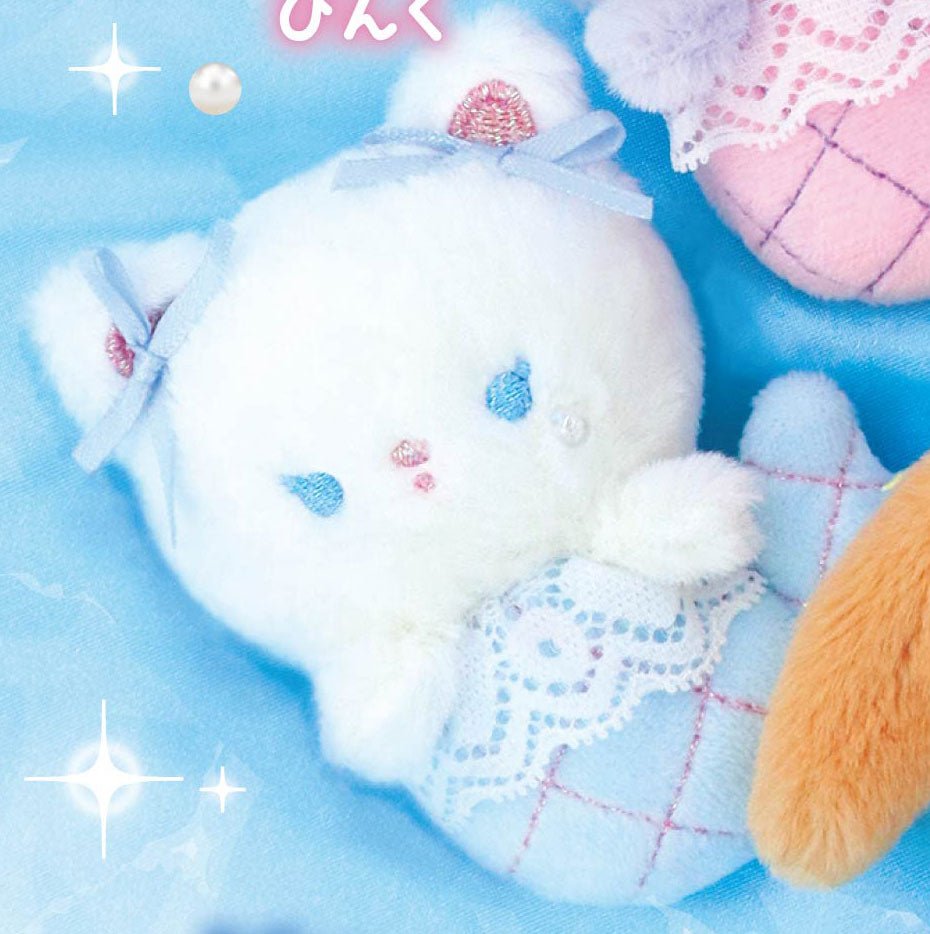 Urufuwa Soft & Fluffy Mermaid Animal Plush Gashapon Complete Set Gacha - GPN-UNP-0012SET